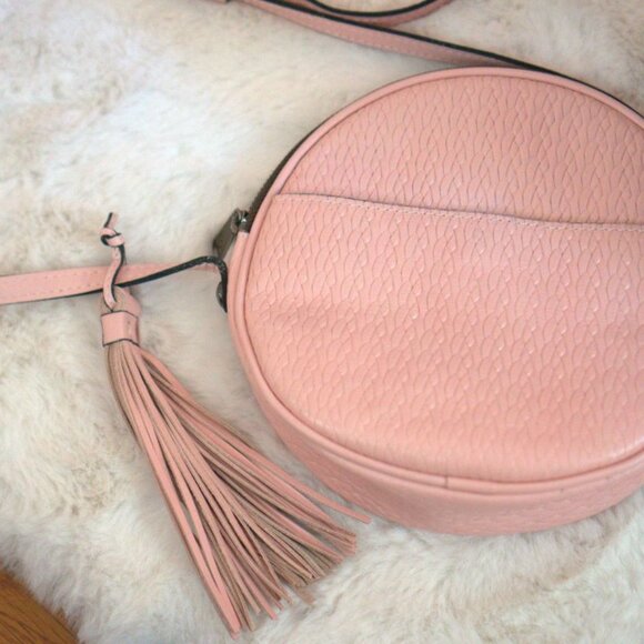 Patricia Nash pink leather shoulder crossbody bag - Picture 7 of 7